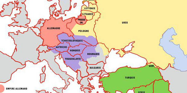 14 18 Et Son Heritage Sur La Carte Du Monde La Libre